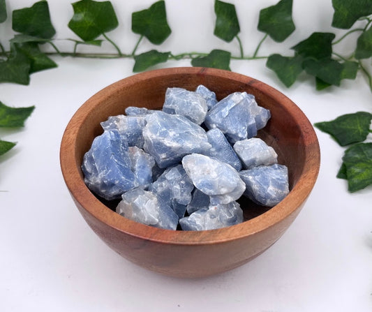 Calcite blu grezza