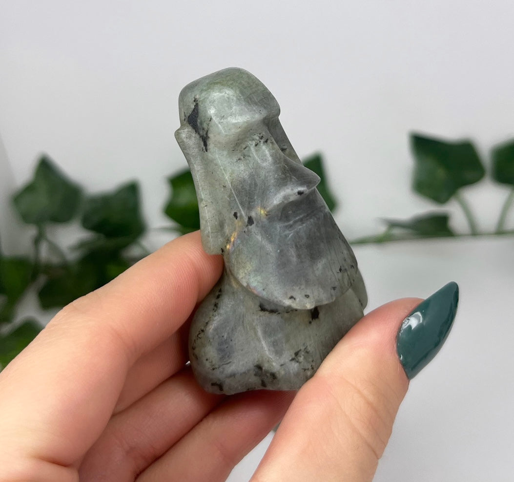 Moai in Labradorite