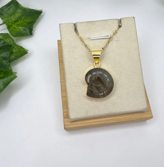 Collana Ammonite in Labradorite (small)