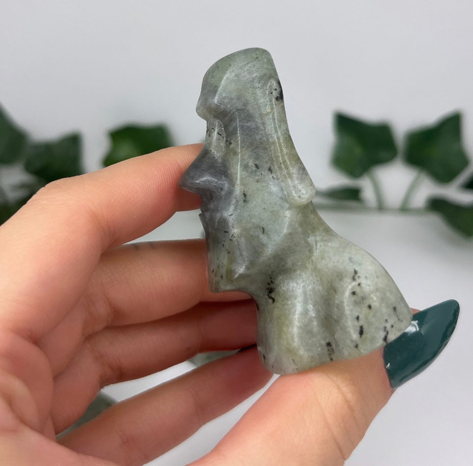 Moai in Labradorite