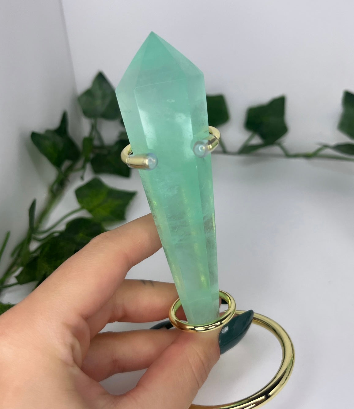 Wand in Fluorite verde